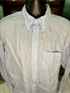 Brooks Brothers Madison Light Blue Gingham Button-Down Shirt